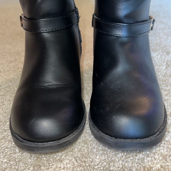 Gymboree girls size 12 black boots - Picture 6 of 7